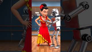Robot dance practice turned into chaos #fail #animation #shorts