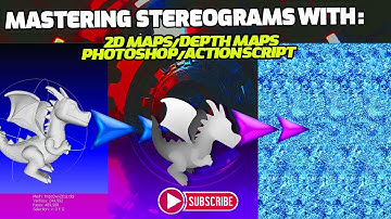 MASTERING MAKING STEREOGRAMS DEPTHMAPS IN PHOTOSHOP #depthmap #stereograms #3d #photoshop #magiceye