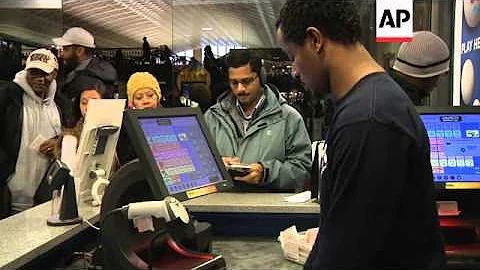 The Mega Millions jackpot soared to an estimated $636 million on Tuesday, making it the second large