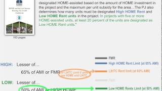 Determining rent limits for properties with both home funds and lihtcs