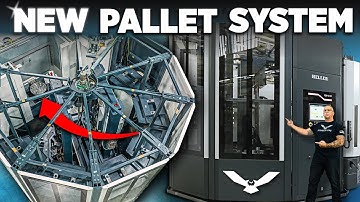 Complete Installation of our New Pallet System | Heller HF 5500 RSP Automation
