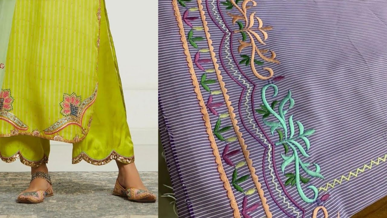 21+Kadai सबसे सुंदर डिजाइन / Embroidery Design For Punjabi Suit