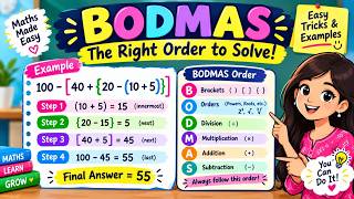 😱 Can You Solve This BODMAS with 3 Brackets Explained Simply💥|| BODMAS Trick