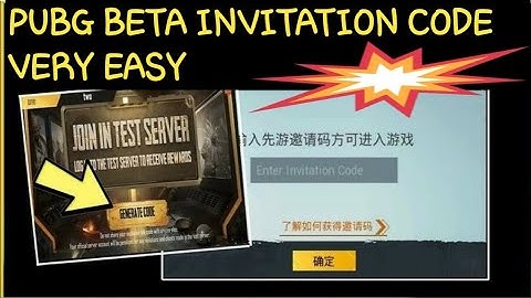 How to Get Pubg mobile beta version invitation code /how to login pubg mobile beta version 1.3
