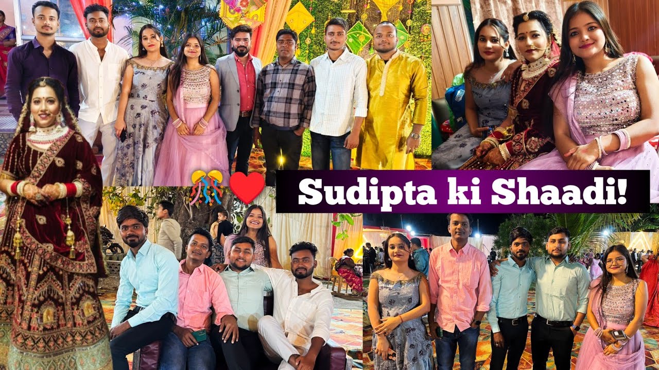 SUDIPTA KI SAADI || GROUP KI PEHLI SAADI || BEST FRIEND WEDDING|| NIKITA SAW || Bokaro Jharkhand