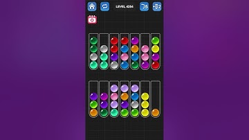 Ball Sort Puzzle by Guru Game: Levels 4251, 4252, 4253, 4254, 4255