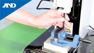 [Japanese] How to attach the Vise - Table Top Universal Testing Machine MCT Series