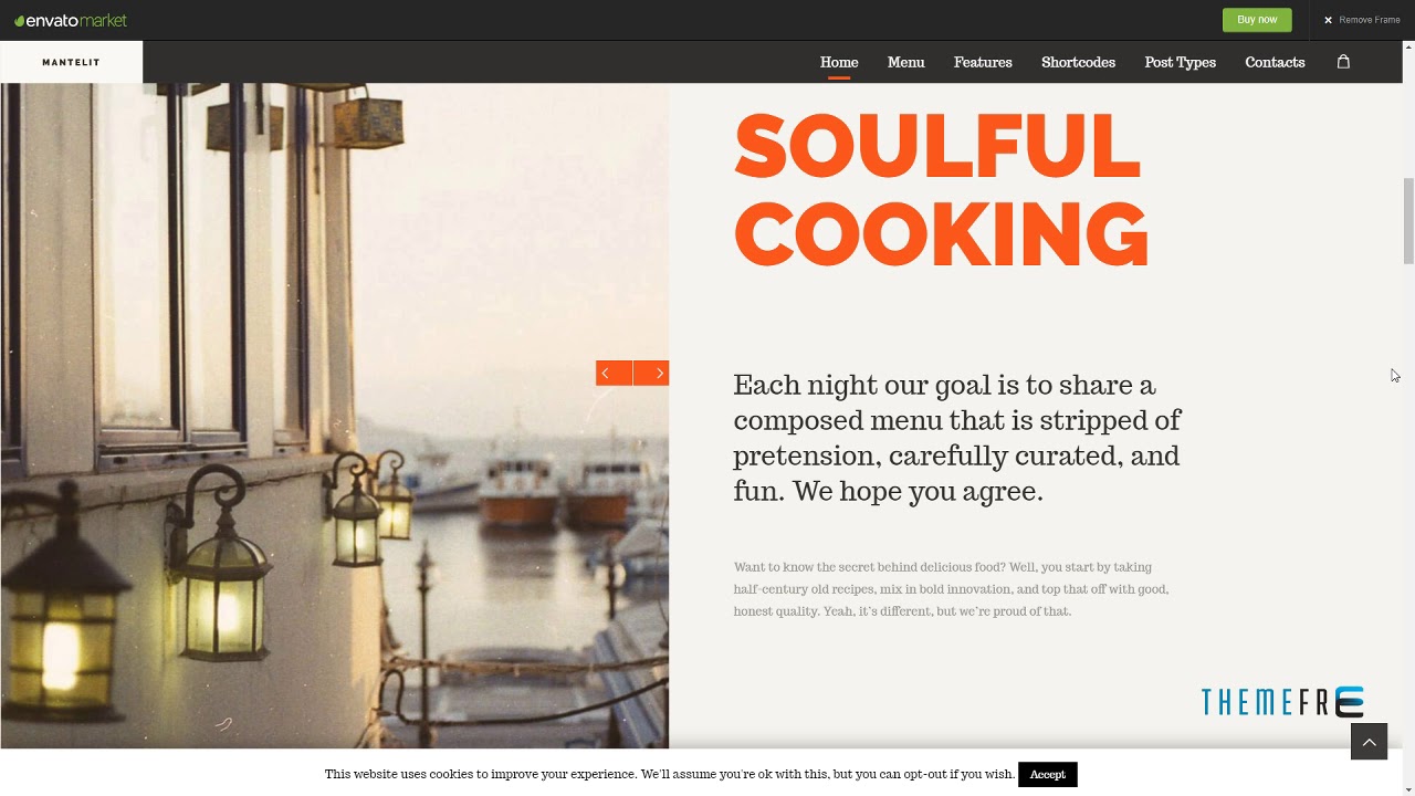 Mantelit - Restaurant WordPress Theme Xavior Ryoichi