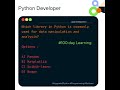 Learn from basic in data science using python 100dayslearning python love programing  learning