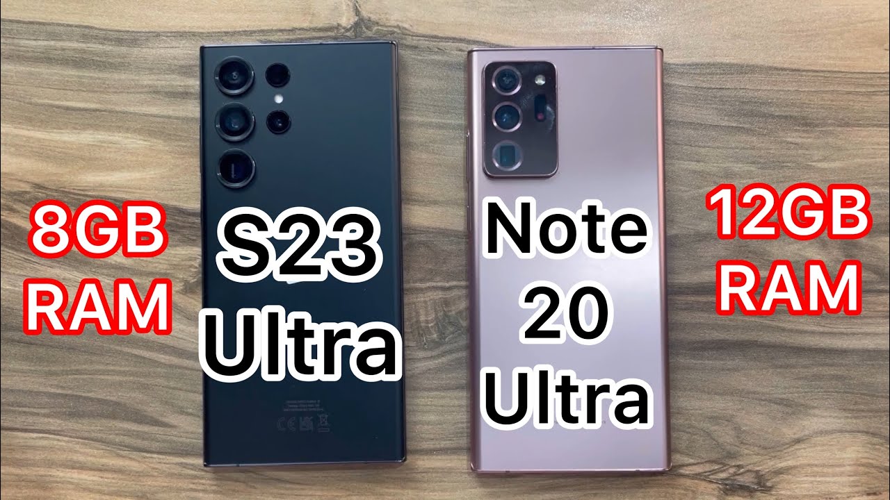 Samsung Galaxy S23 Ultra vs Samsung Galaxy Note 20 Ultra - YouTube