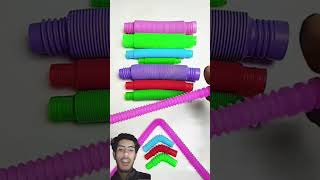 Asmr satisfying Pop tube sound #poptubesound #creative #relaxing #shorts