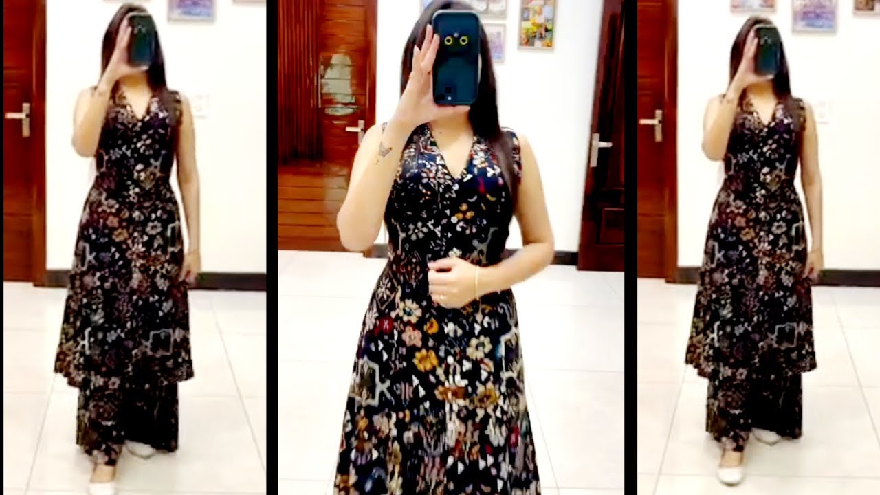 Princess Cut coat collar long kurti Cutting and stitching/ coat collar kurti cutting and stitching