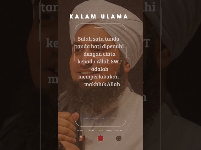 Tanda hati | Habib Ali  #habibalijufri  #ilmuagama #tarım #shorts #cintanabimuhammad  #quotes #viral class=