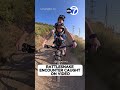 Rattlesnake encounter caught on video
