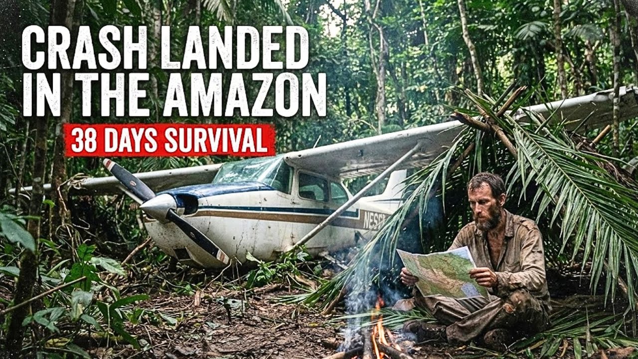 Crash Landed in the Amazon: 38 Days Survival After Cessna Engine Failure