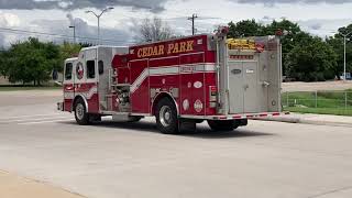 (Rare) Cedar Park Fire Department Engine 11