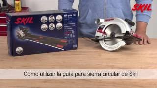 Cómo utilizar la guía para sierra circular de Skil