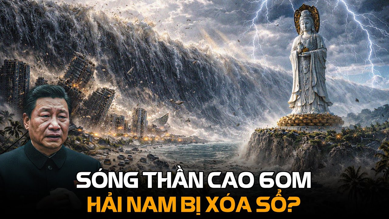 Sóng Thần 60 Mét Nuốt Chửng Đảo Hải Nam – Trung Quốc Báo Động Đỏ!