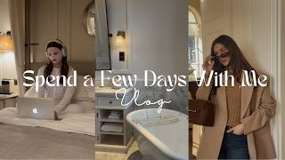 BICESTER VILLAGE HAUL & A NIGHT AWAY | VLOG | Amy Beth