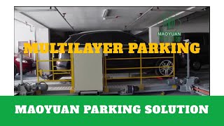 cart parking system robot pick up multilayer