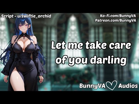 F4A | Vampire Mistress Takes Care of You ASMR Roleplay [Injured Listener] [Comfort]