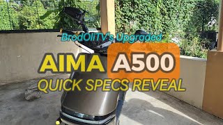 Sharing my Upgraded Aima A500 Specs │ From major parts to accessories