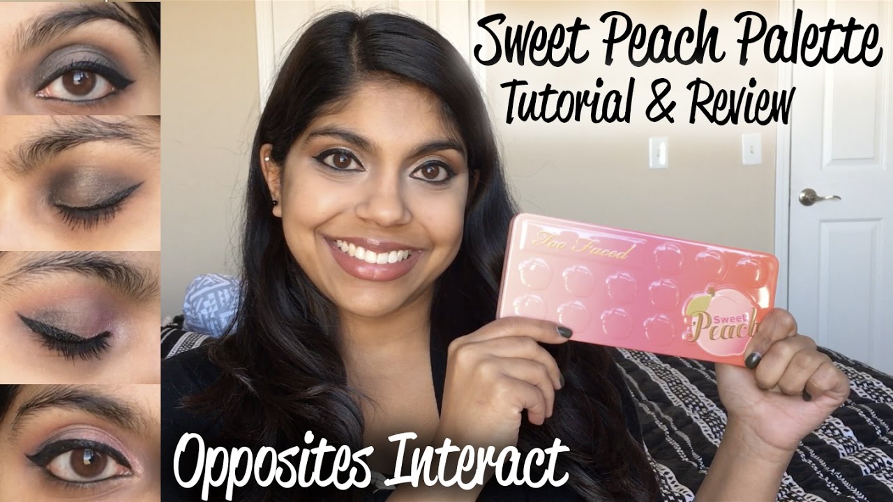 Too Faced Sweet Peach Palette Tutorial, Review and Swatches