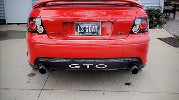 Modified 2006 Pontiac GTO Cold Start and Walk Around