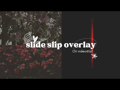 Slide overlay on videostar