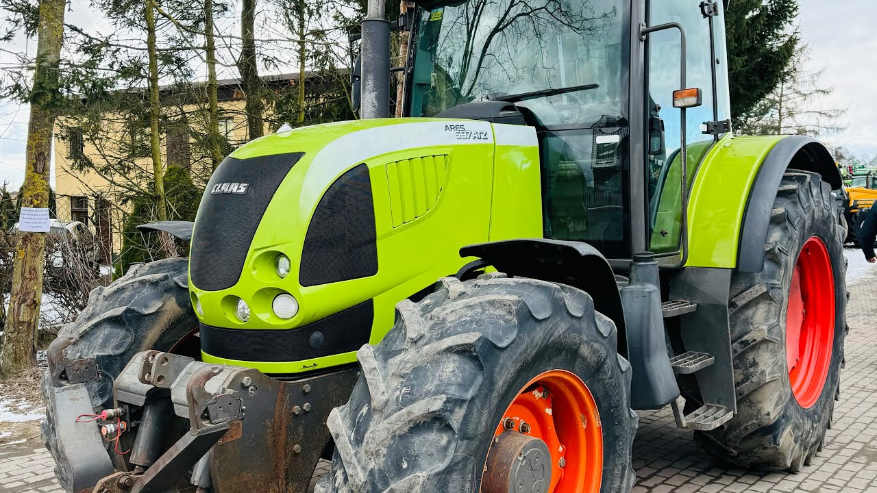 Claas Ares 697 ATZ, 2005 rok, przedni TUZ, miękka kabina, silnik JOHN DEERE, na sprzedaż *PESTROL*