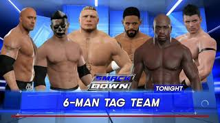 WWE 2K17 Career match [6-Men Tag Team (Vs Titus ONeil & Darren Young & Brody Tyson)]