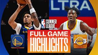 WARRIORS vs LAKERS | LAS VEGAS SUMMER LEAGUE | FULL GAME HIGHLIGHTS | July 18, 2026