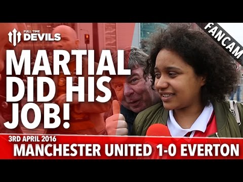 Martial Did His Job! | Manchester United 1-0 Everton | FANCAM manchester united transfer news