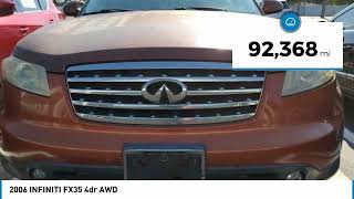 2006 INFINITI FX35 10338A