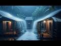 No Ads Rain Sounds for Sleeping - ASMR Heavy Rain and Thunder on Tin Roof for Sleep Reset