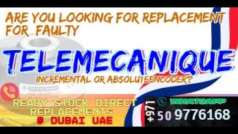 Telemecanique Encoder Stock Dubai servorepair.ae Repair Troubleshooting Error Diagnose Signal Check