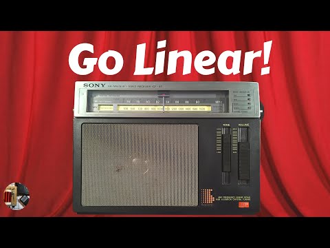 Sony ICF-S5 Classic AM FM NSB Radio Review - YouTube