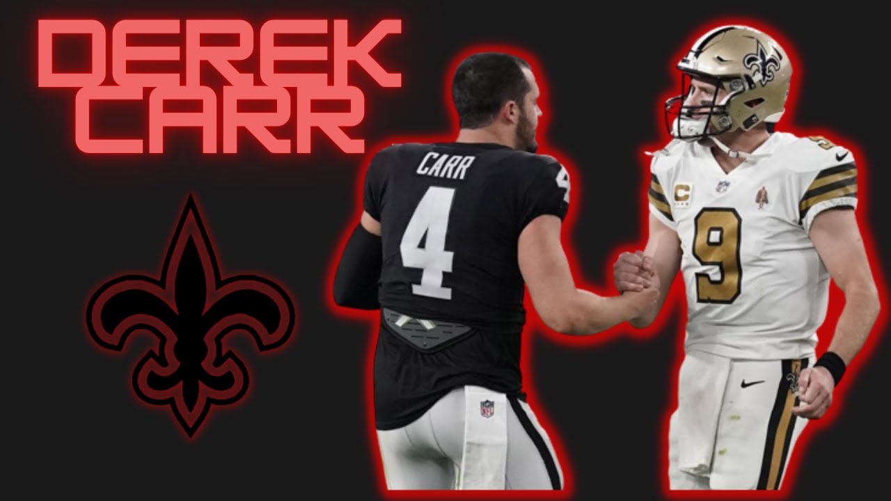 BREAKING NEWS DEREK CARR SIGNS WITH THE SAINTS