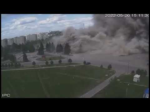 Strike Devastates Palace of Culture in Ukrainian City of Lozova