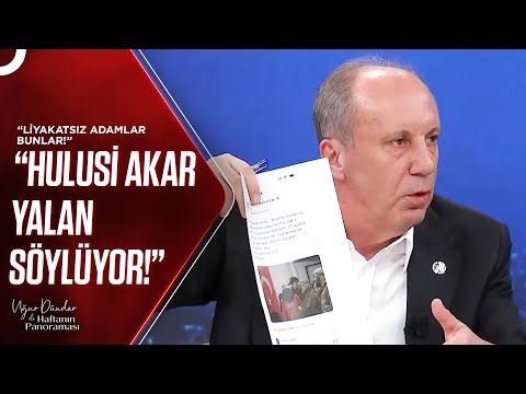 Muharrem İnce'nin Deprem Bölgesi Gözlemleri  | Uğur Dündar ile Haftanın Panoraması