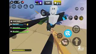 Me and my friend doing a no scope ￼challenge