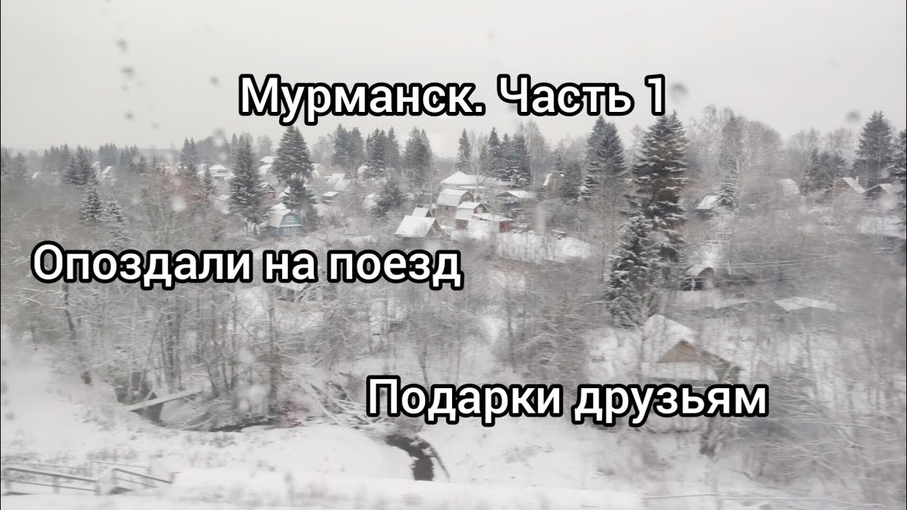 Мурманск. Часть 1. Отъезд, опоздали на поезд, подарки друзьям. 