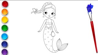 Magical Mermaid Coloring Fun for Kids | Glitter & Sea Sparkles!