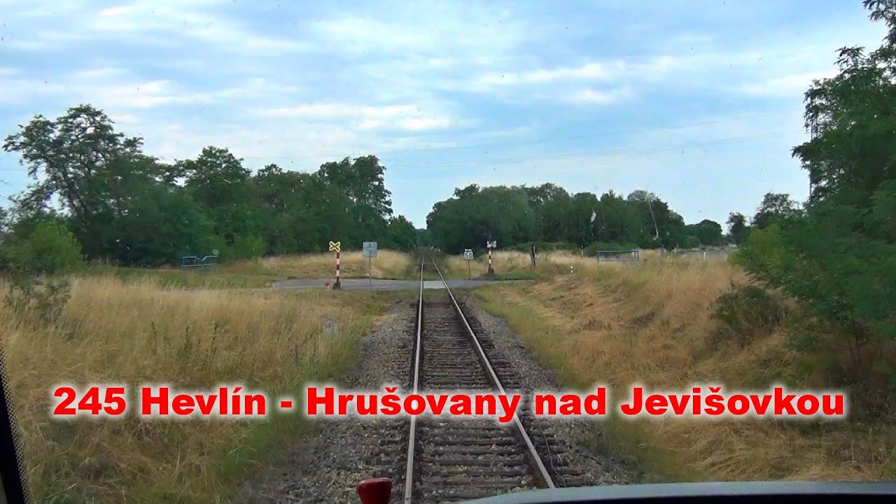 Trať 245 Hevlín - Hrušovany nad Jevišovkou