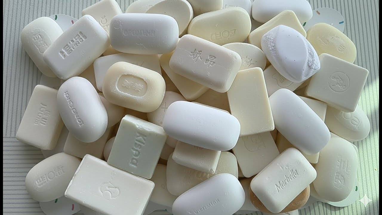 ✨🤩Relaxing ASMR SOAP•Cutting Dry Soap•Bundle of mix colourful ✨ soap & cutting asmr