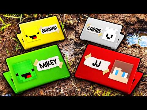 Mikey and JJ Friends: Secret LAPTOPS - Minecraft Maizen