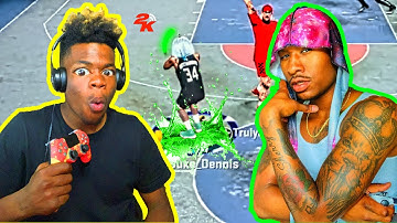 I SWITCHED BUILDS WITH DUKE DENNIS LEGEND STRETCH PLAYMAKER.. UNDEFEATED DUO FINALE on nba 2k20