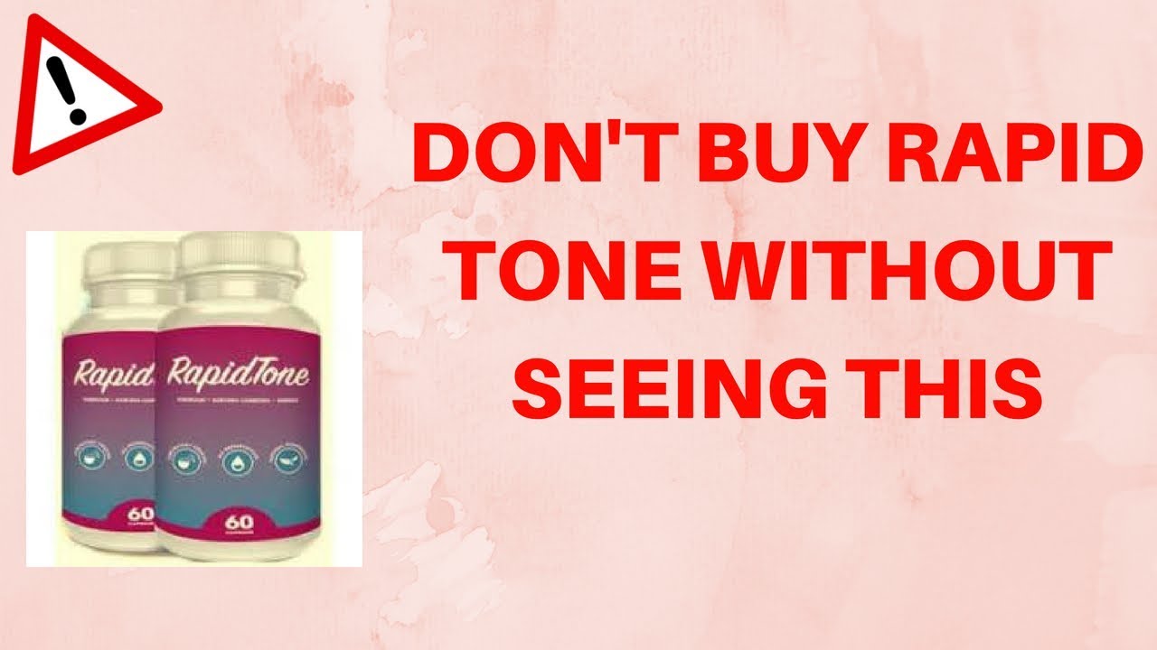 Rapid Tone Weight Loss Review - See Ingredients And Benefits