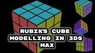 Rubix Cube Using Array 3DS Max