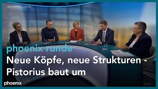 phoenix runde: Neue Köpfe, neue Strukturen – Pistorius baut um